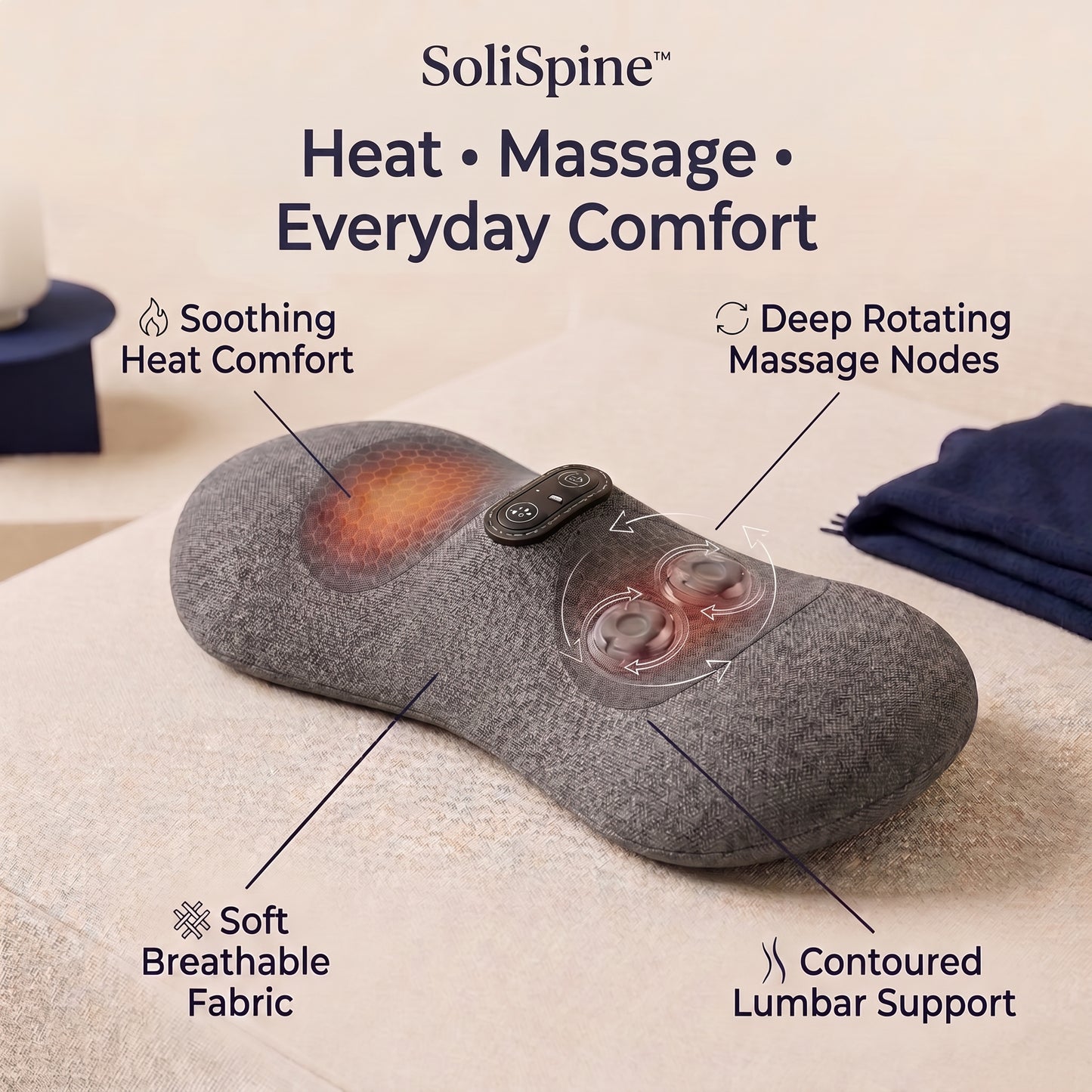 SoliSpine™ Triple Fusion Back Massager